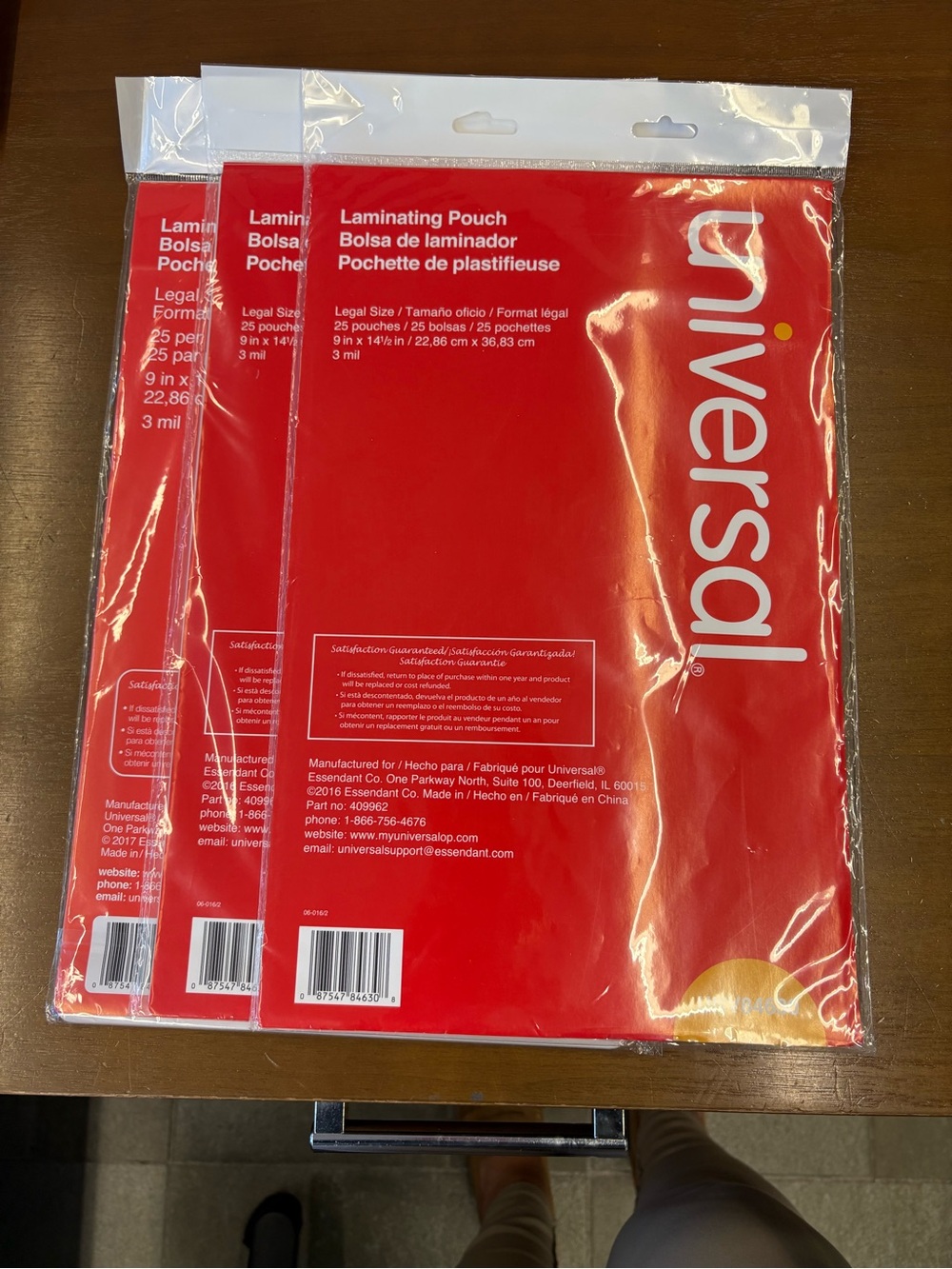 3 Packs Universal Laminating Pouches